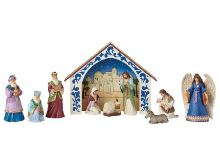 10 PC Nativity Set Figurines Discount