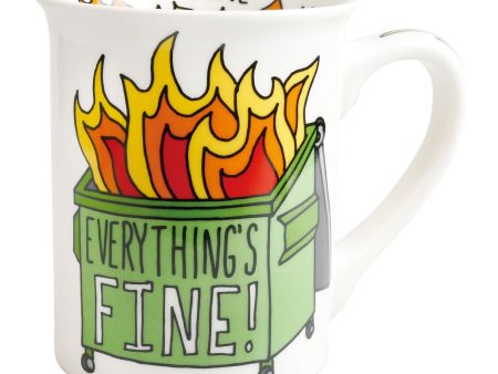 Dumpster Fire Mug For Cheap