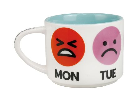 Days of Week Mood Mug Hot on Sale