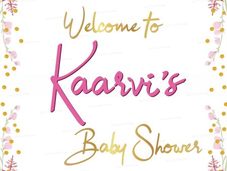 Baby Shower Theme Customized  Welcome Board Online Sale