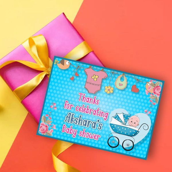 Baby Shower Theme Thank You Card For Cheap