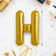 Happy Birthday Gold Foil Balloons Letter Pack Discount