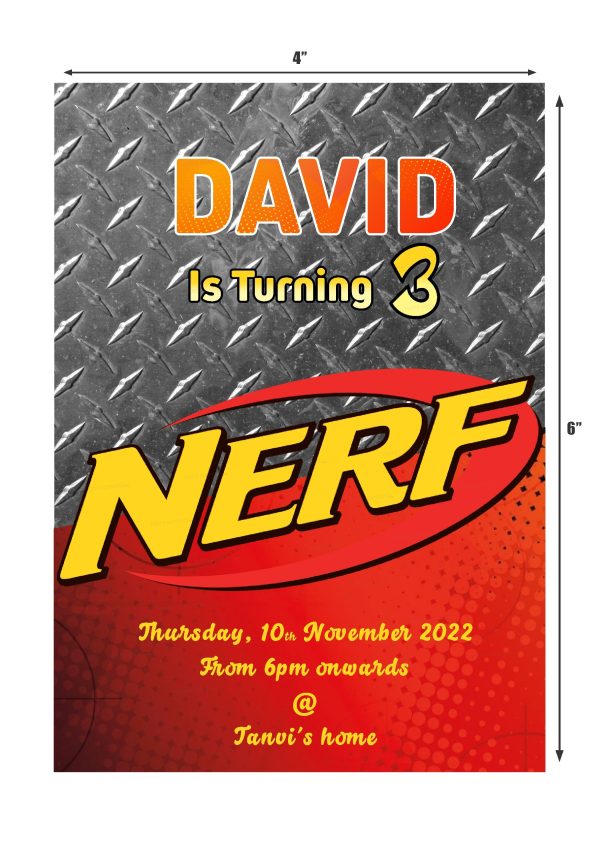 Nerf Themes Invite Sale