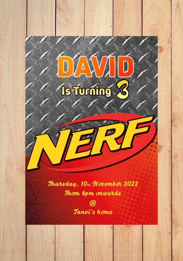 Nerf Themes Invite Sale