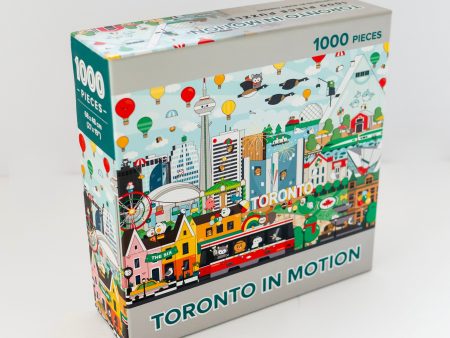 Arcadia Puzzles - Toronto In Motion Jigsaw Puzzle (1000 Pieces) Cheap