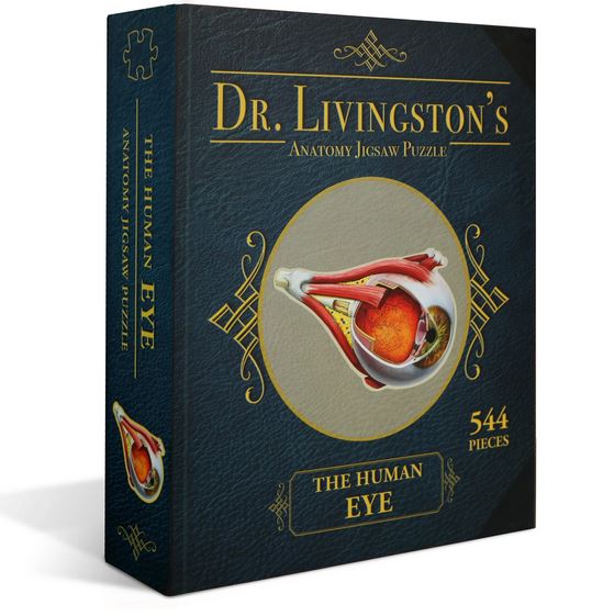 Puzzle - Genius Games - Dr Livingston: Human Eye (544 Pieces) For Cheap