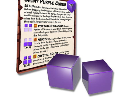 Dungeon Drop Shiny Purple Cubes For Discount