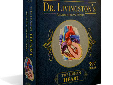 Puzzle - Genius Games - Dr Livingston: Human Heart (597 Pieces) Fashion