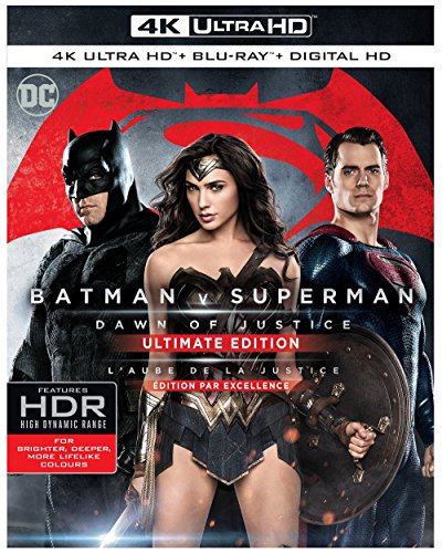 BATMAN V SUPERMAN: DAWN OF JUSTICE (4K ULTRA HD + BLU-RAY + DIGITAL HD) (2 DISC) (BILINGUAL) ULTIMATE EDITION (EXTENDED CUT) Hot on Sale